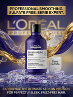 LOREAL PROFESSIONNEL KERATIN ALPHA SLEEK SHAMPOO 300ML