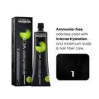 Loreal Professional Paris Inoa Ammonia-Free Permanent Hair Color - 1  (Black)