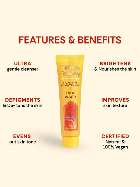 Vedic velley bio active brightning face wash 100ml