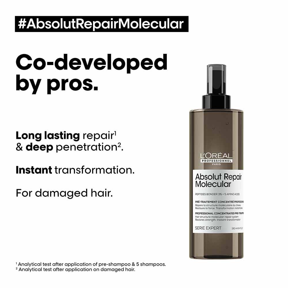Loreal professionnel absolut repair molecular concentrate treatment 190ml