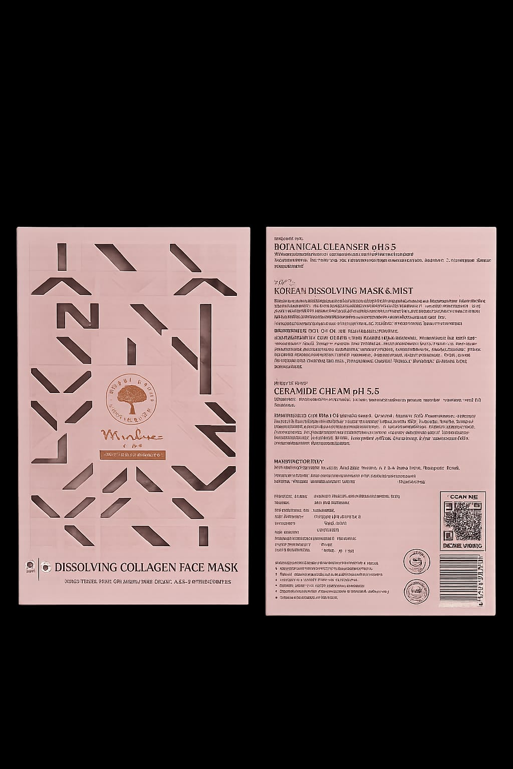 Mintree dissolving collagen face mask 310g