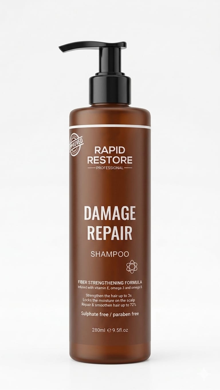 Rapid restore damage repair shampoo 280ml