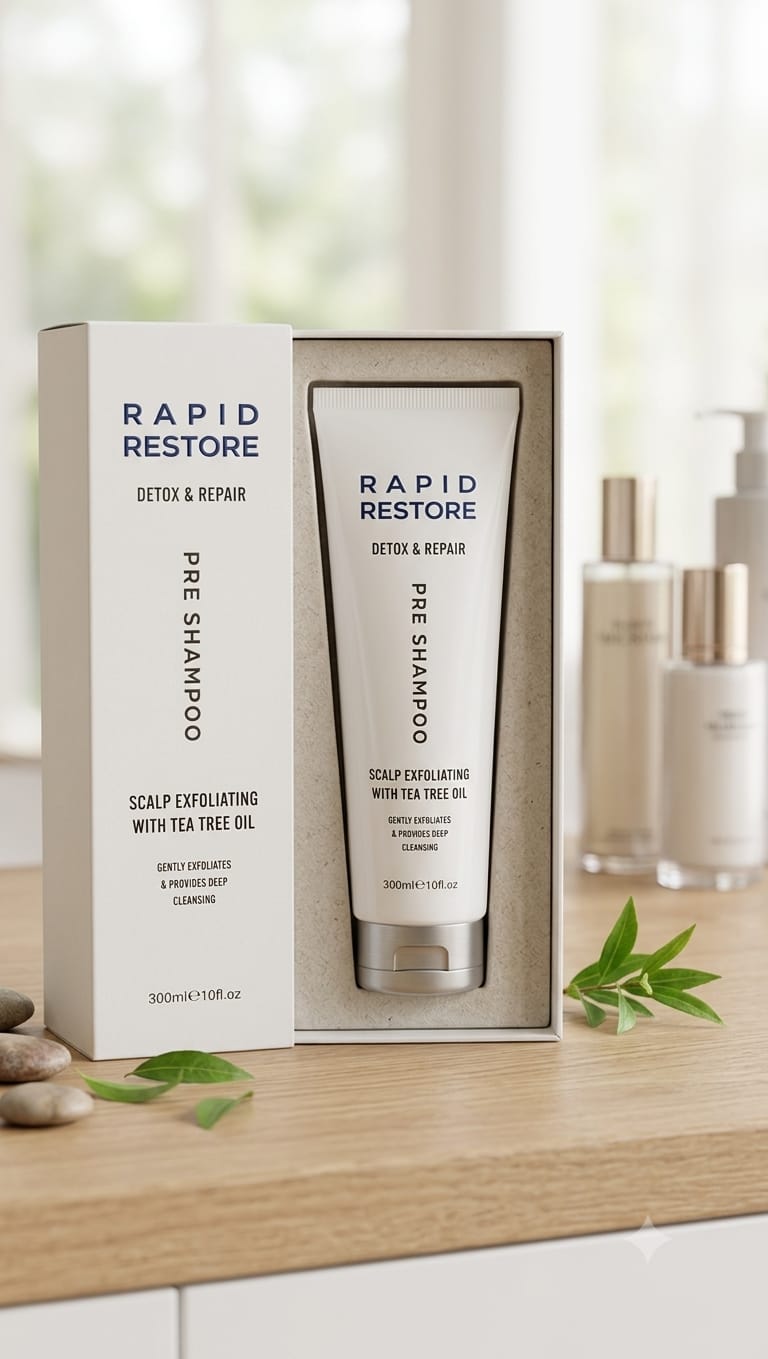 Rapid restore detox & repair pre shampoo 300ml