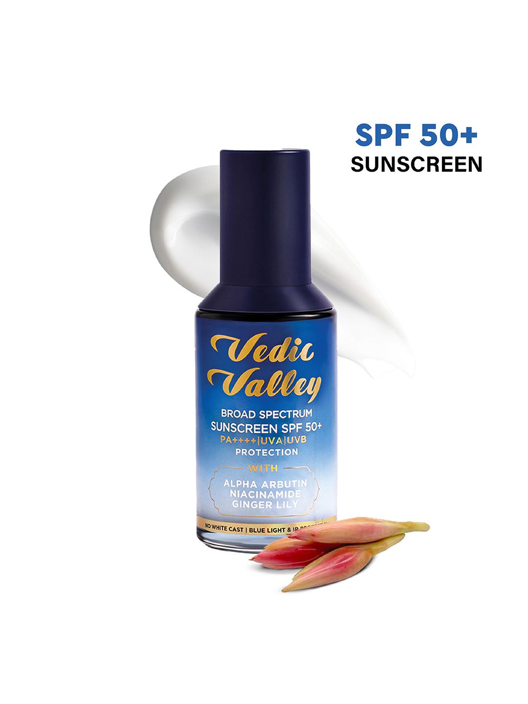 Vedic velley broad spectrum sunscreen SPF50++++
