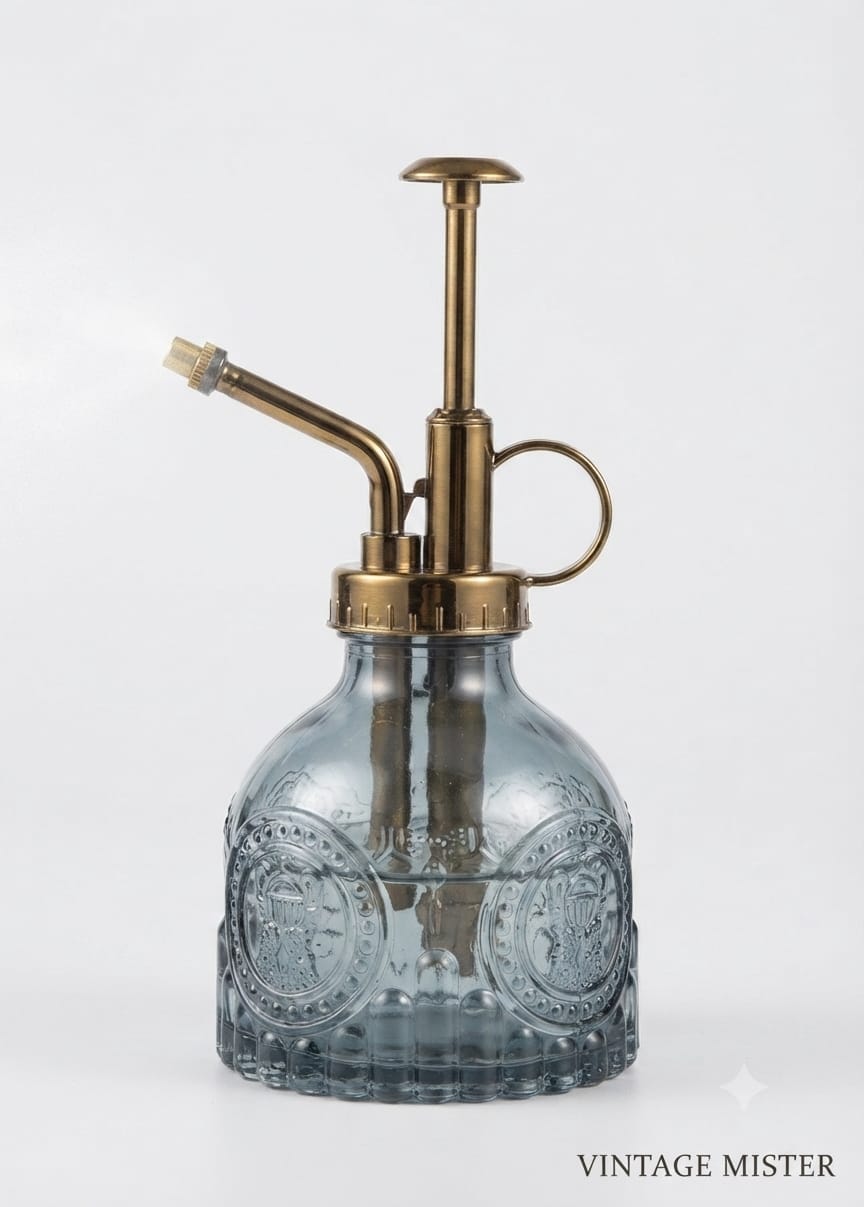 Vintage glass mist spray