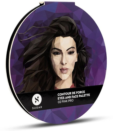 SUGAR CONTOUR de force eyes and face palette 01 warm win