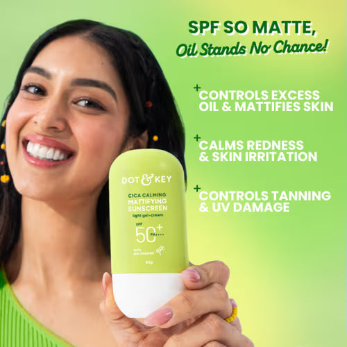 Dot & key cica calming mattifying sunscreen SPF 50 PA++++ 80g