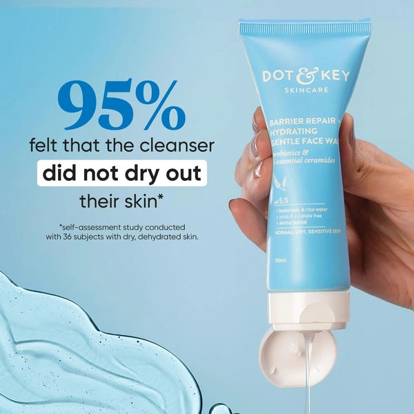 Dot & key barrier repair + hydrating gentle face wash 100ml