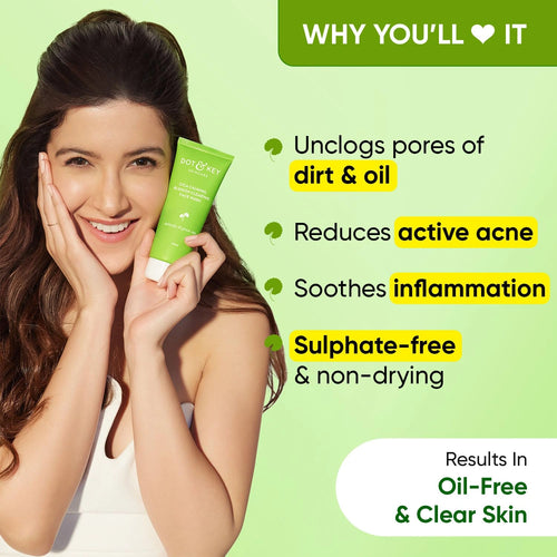 Dot & key cica calming blemish clearing gel face wash 100ml