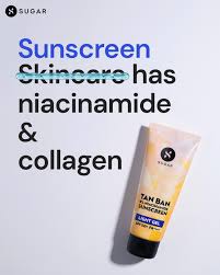 Sugar tan ban 4% niacinamide sunscream gel SPF50+ PA++++