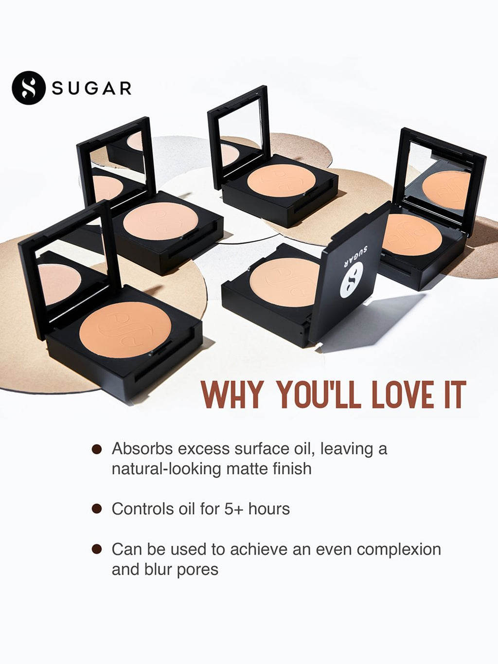 Sugar dream cover SPF 15 mattifying compact 6g