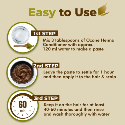 Ozone henna conditioner