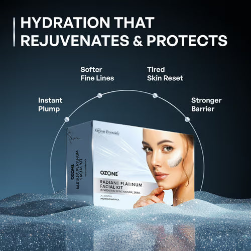 Ozone radiant platinum facial kit