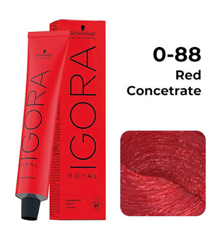 Schwarzkopf Igora Hair Color Tube 0-88 60ml