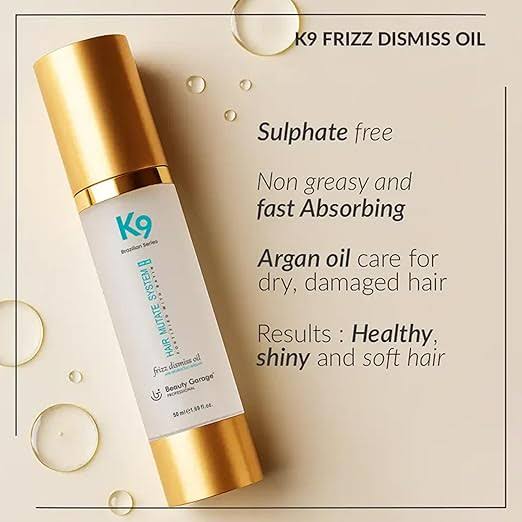 BG K9 frizz dismiss oil 100ml