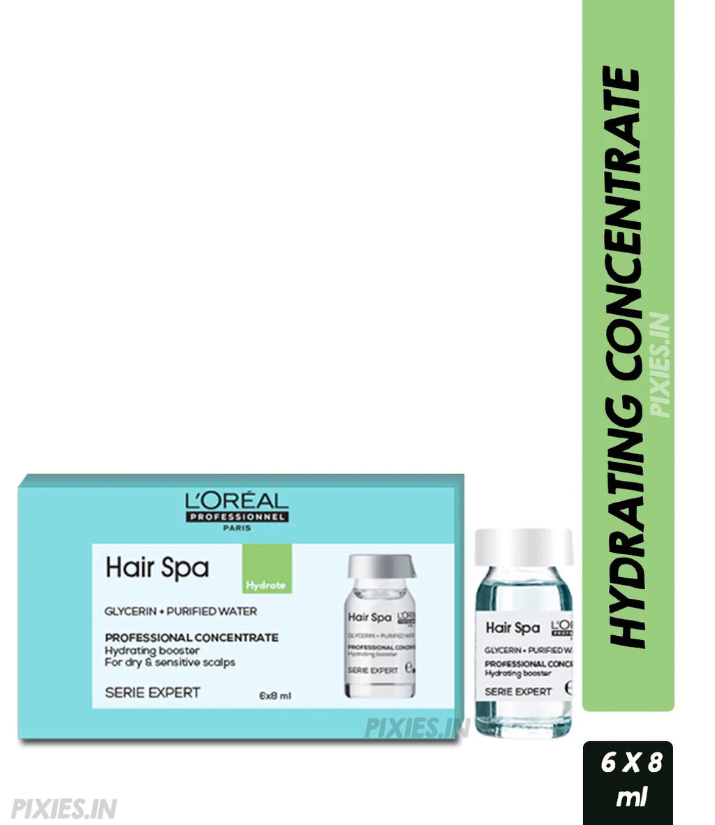 Loreal professionnel hair spa concentratev hydrate 6*8ml