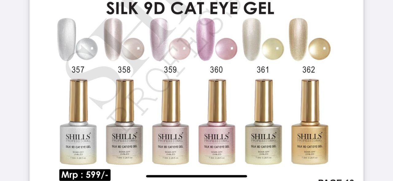 Shills silk 9D cat eye gel