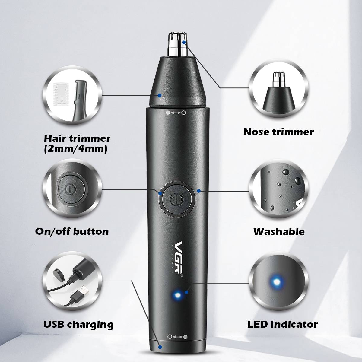 VGR-613 NOSE TRIMMER