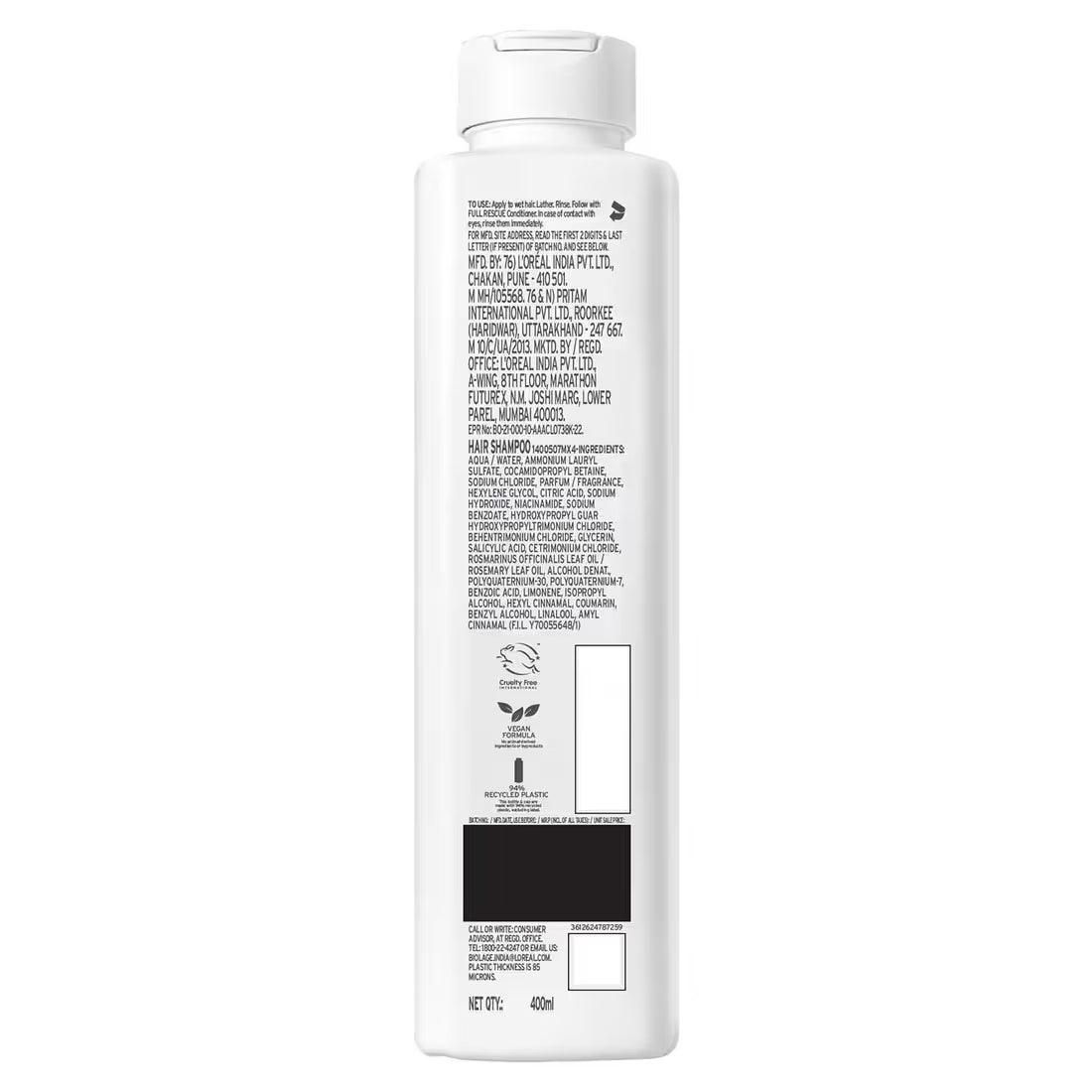 BIOLAGE FULL RESCUE SHAMPOO 400ML
