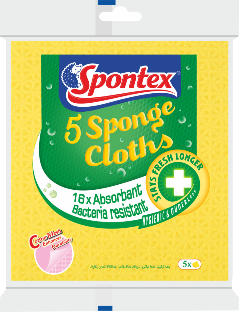 Spontex 5 sponge cloth