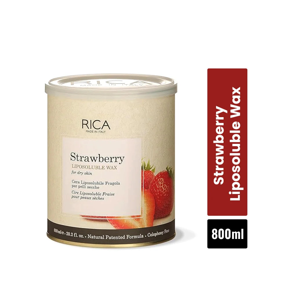 Rica strawberry Liposoluble Wax 800Ml