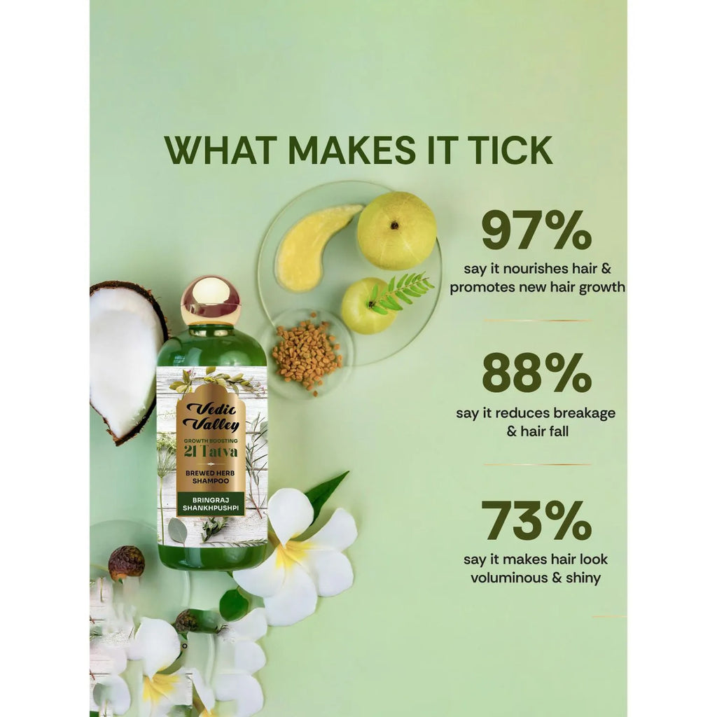 Vedic valley 21  tatva brewed herb shampoo 300ml