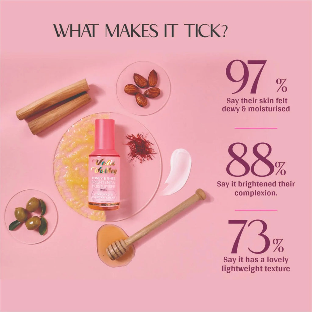 Vedic valley honey & ghee brightning moisturiser 50g