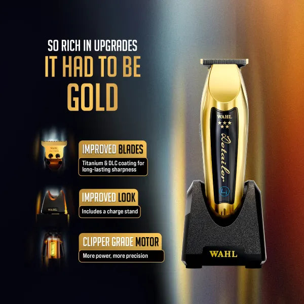 Wahl cordless detailer (gold)